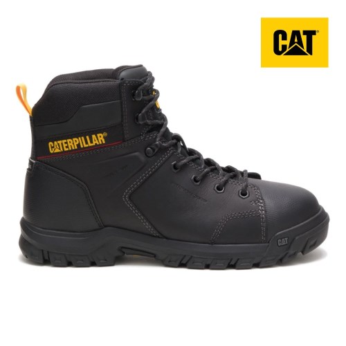 Caterpillar Wellspring Waterproof Metatarsal Guard Steel Toe Miesten Turvakengät Mustat (YVQAT)